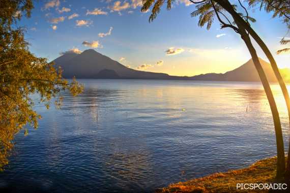 Lake atitlan Sunset