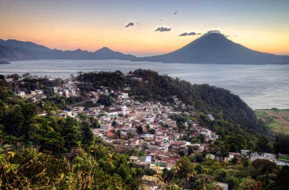12 - Sunset over San Jorge La Laguna, Guatemala