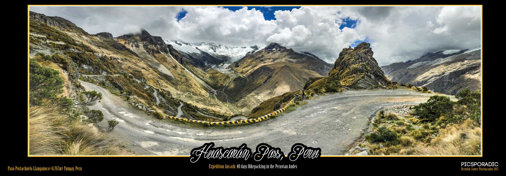 Expedition Ancash Pano #05: Huascaran Pass